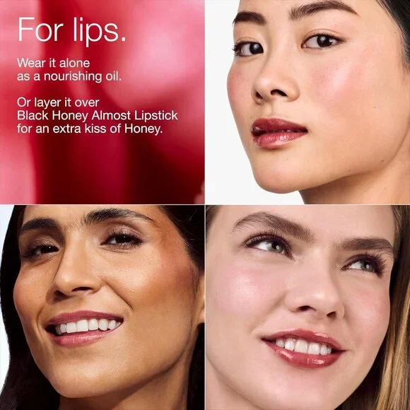 Youthful Shine Pop Lip + Cheek OilIconic Black Honey & Pink Honey